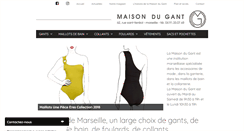 Desktop Screenshot of maisondugant.com